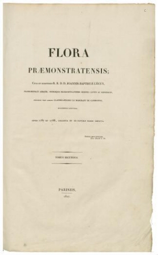 Flora Praemonstratensis, T. II